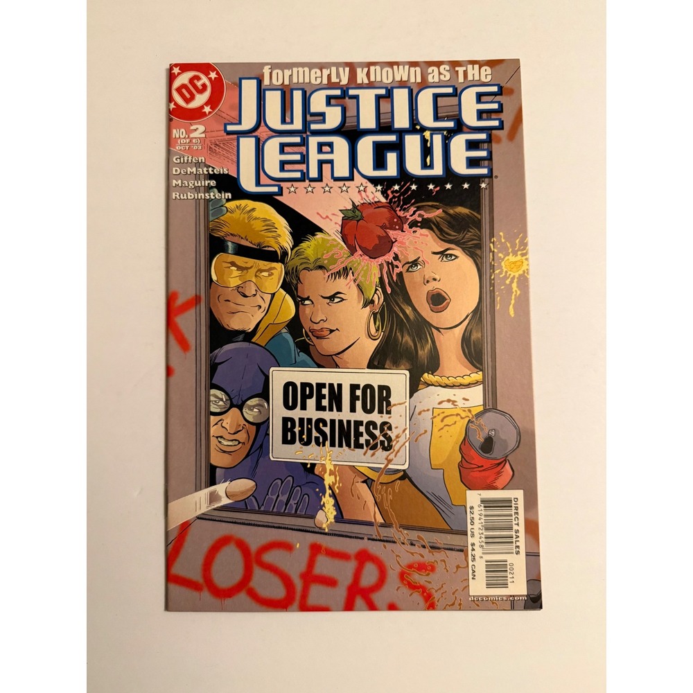 Formerly Known as the Justice‎ League 2 DC Comics 2003 Giffen DeMatteis Maguire